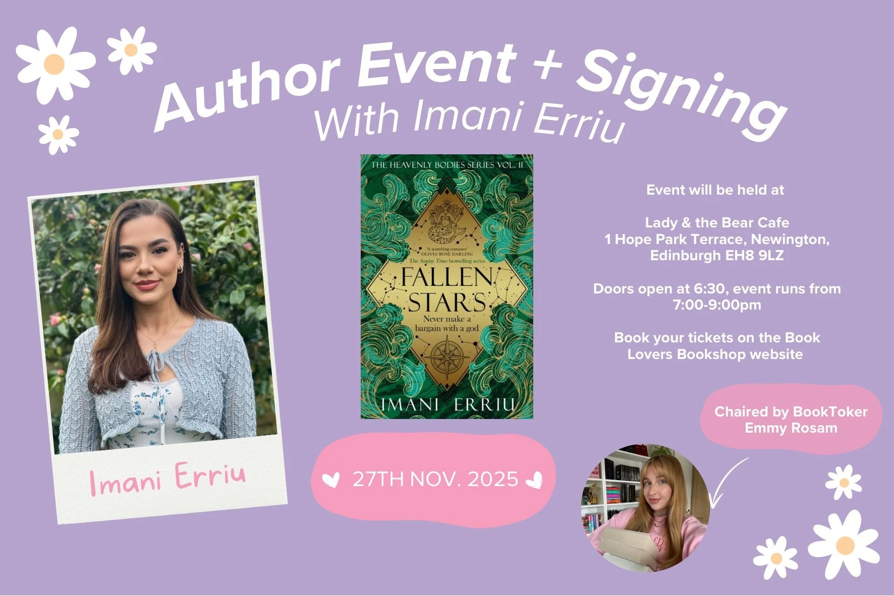 Fated Love & Romantasy: Celebrate FALLEN STARS with Imani Erriu & Emmy Rosam