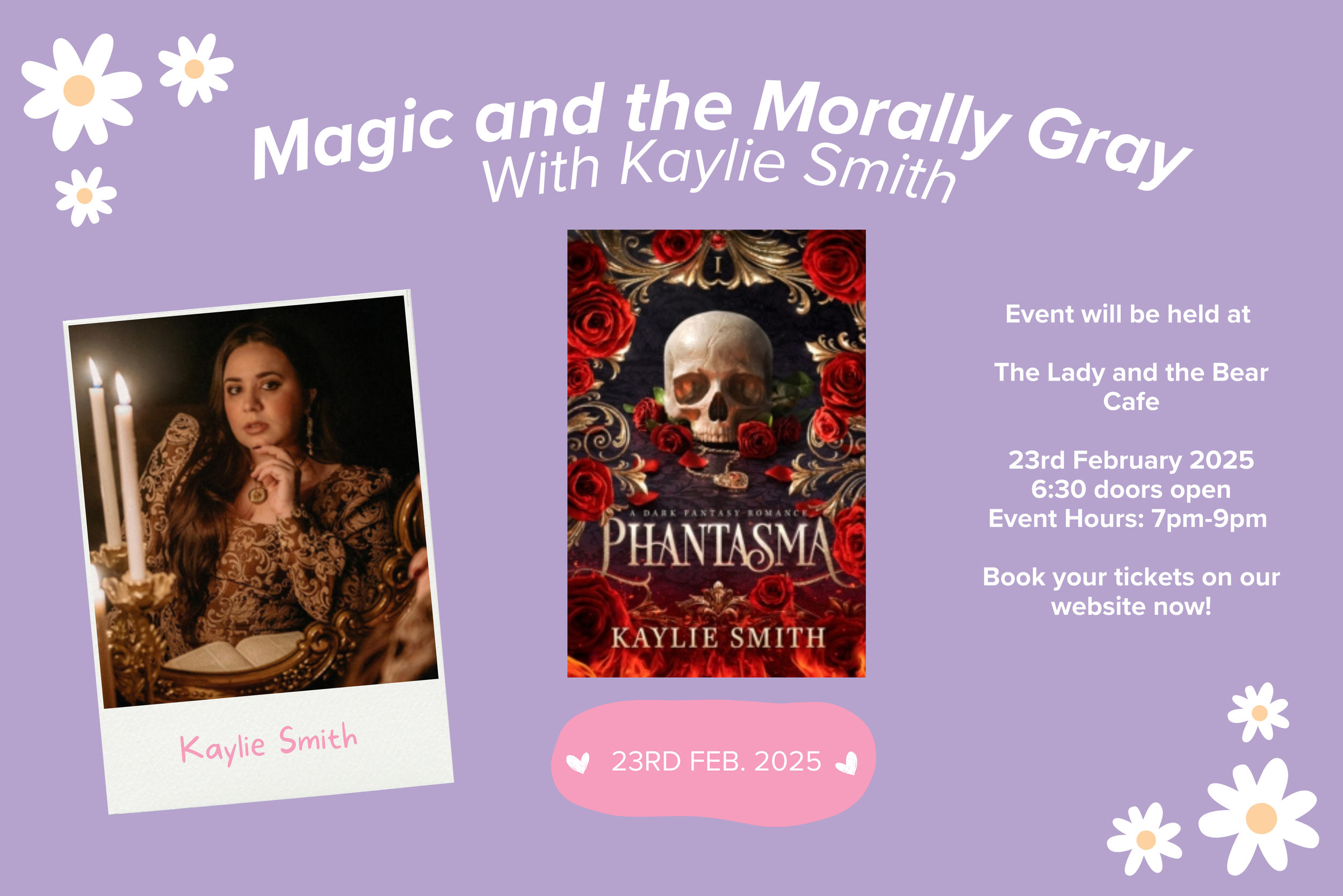 Magic and the Morally Grey: A Book Event with Kaylie Smith author of PHANTASMA!