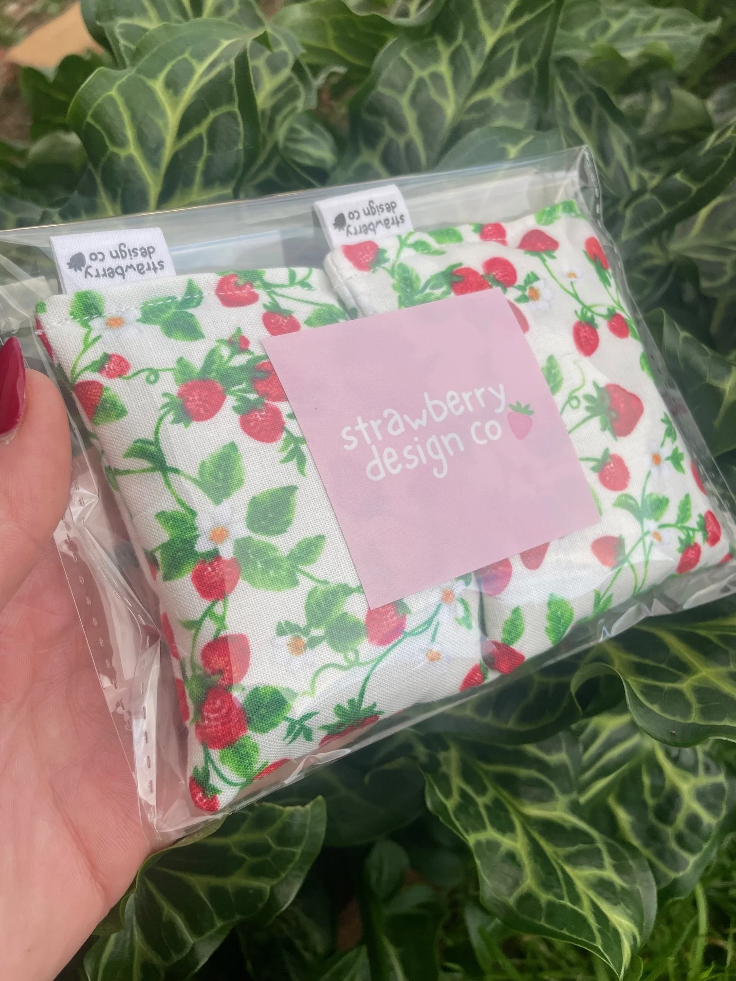 Strawberry Patch Hand Warmers - Front 1.jpeg