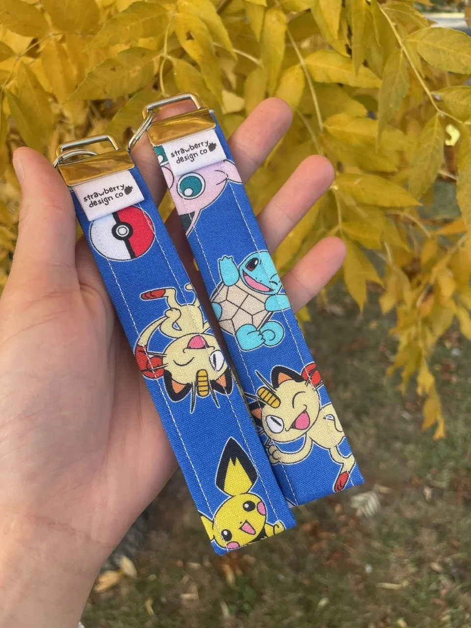 Pokemon Dark Blue Wristlet - front.jpeg