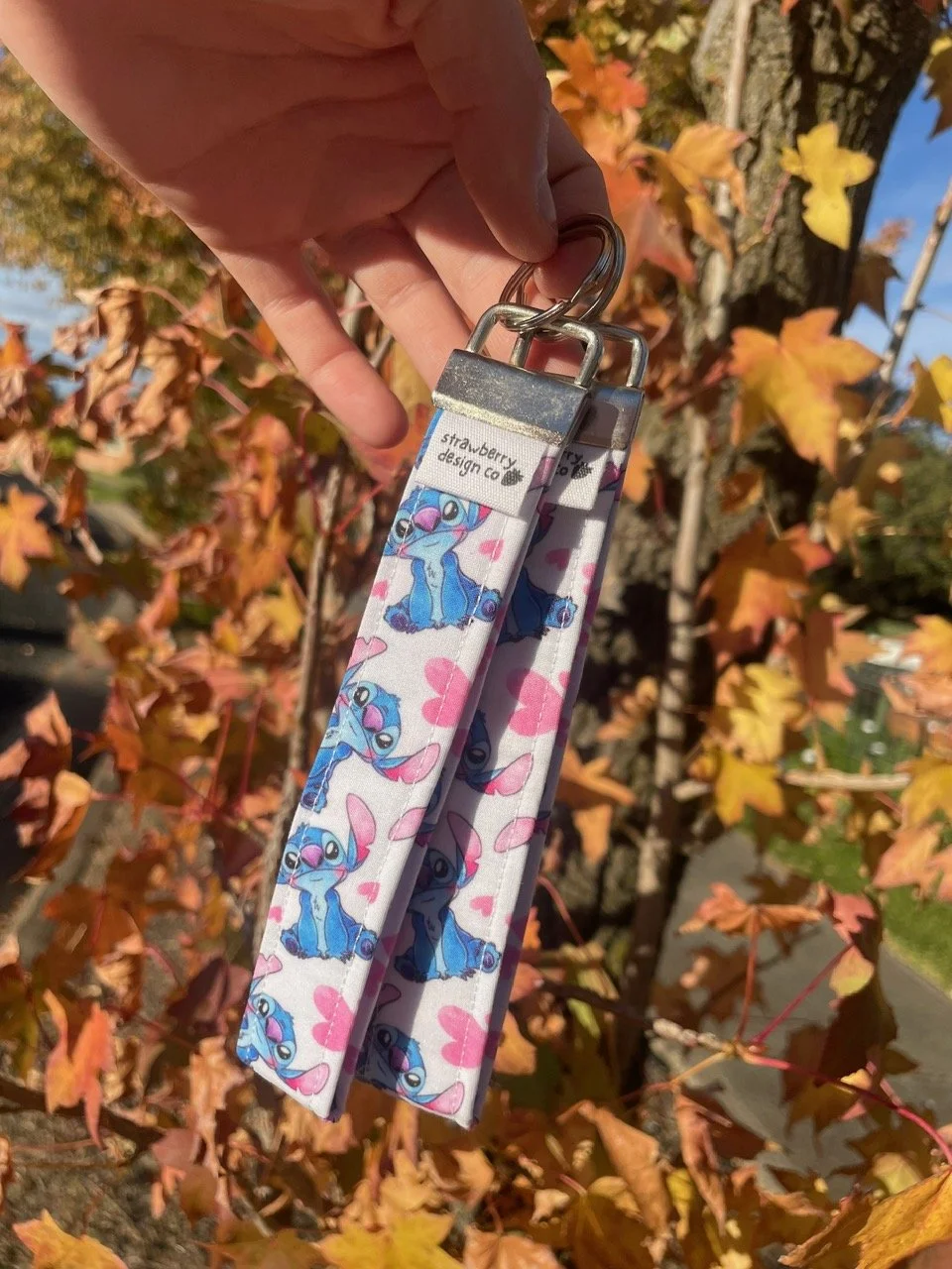 Stitch Hearts Wristlet