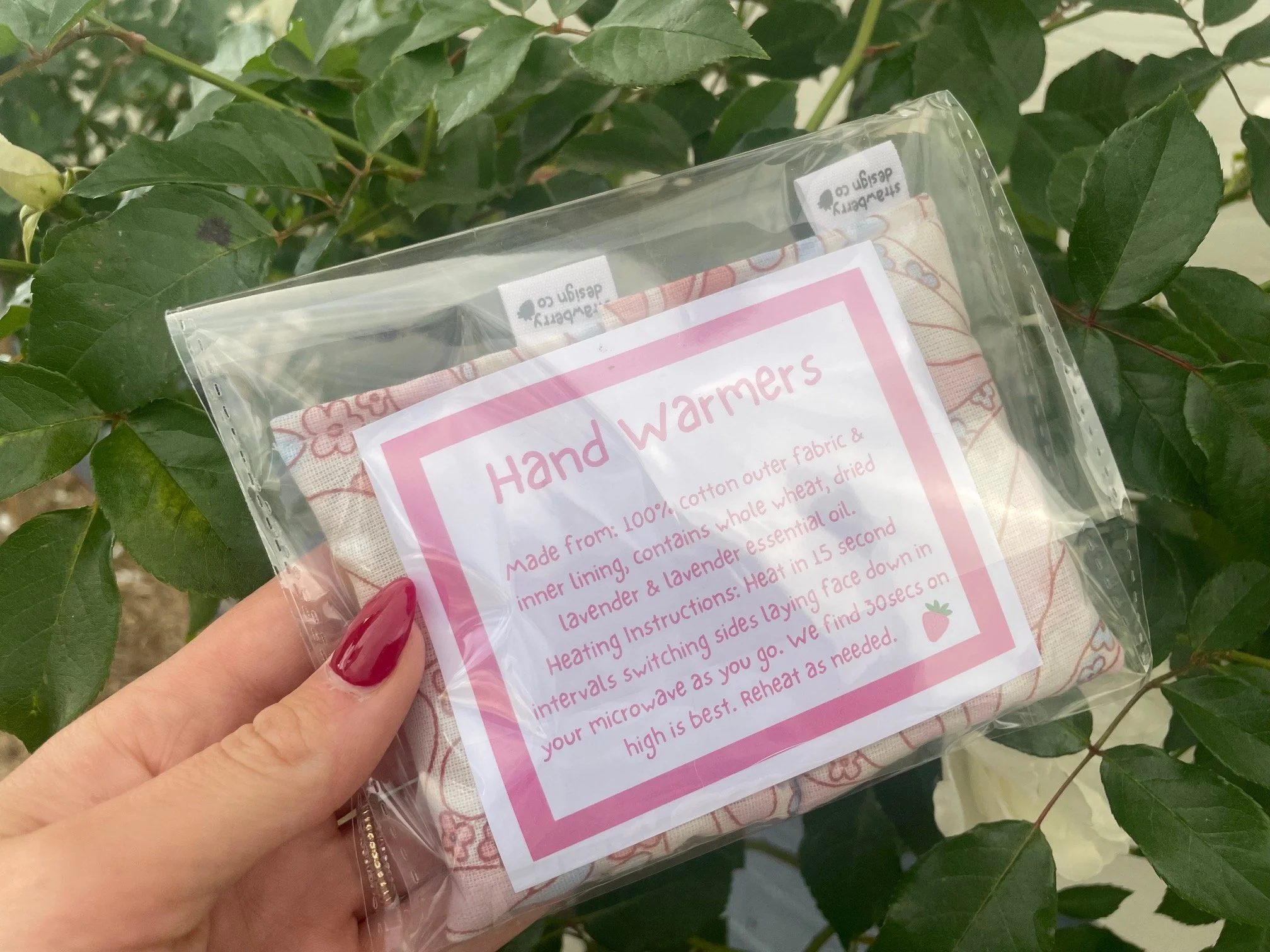 Pastel Retro Florals  Hand Warmers - Back 1.jpeg