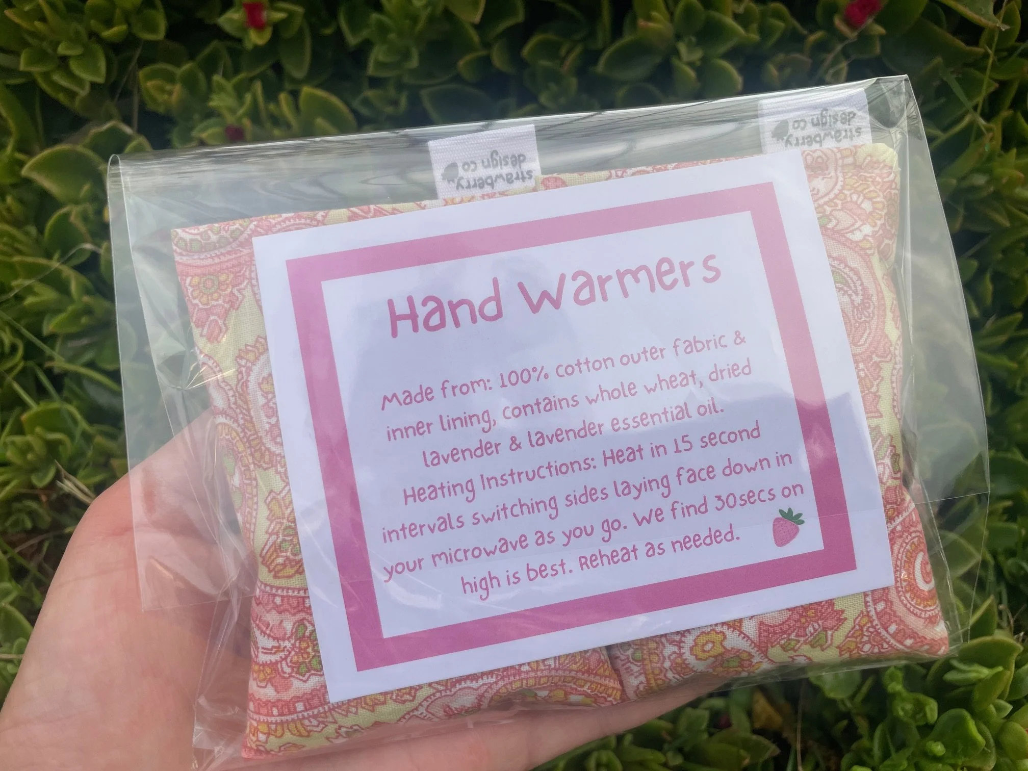 Yellow Paisley Boho Hand Warmers - Back.jpeg