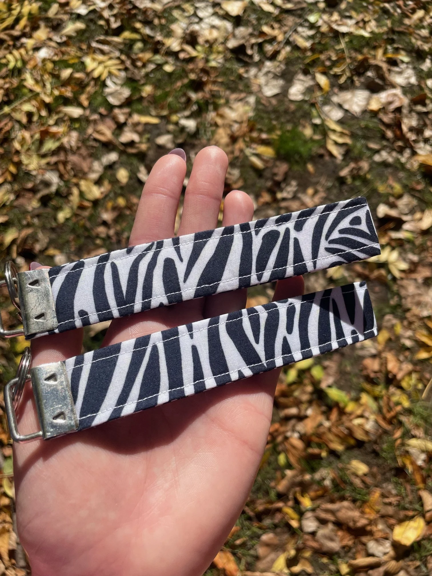 Zebra Wristlet - Back.jpeg