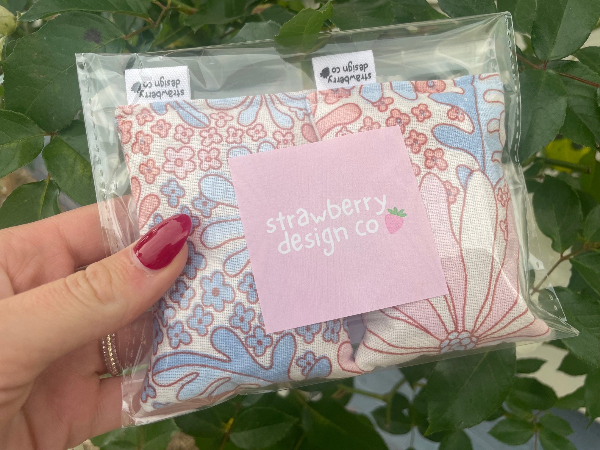 Pastel Retro Florals Hand Warmers - Front.jpeg