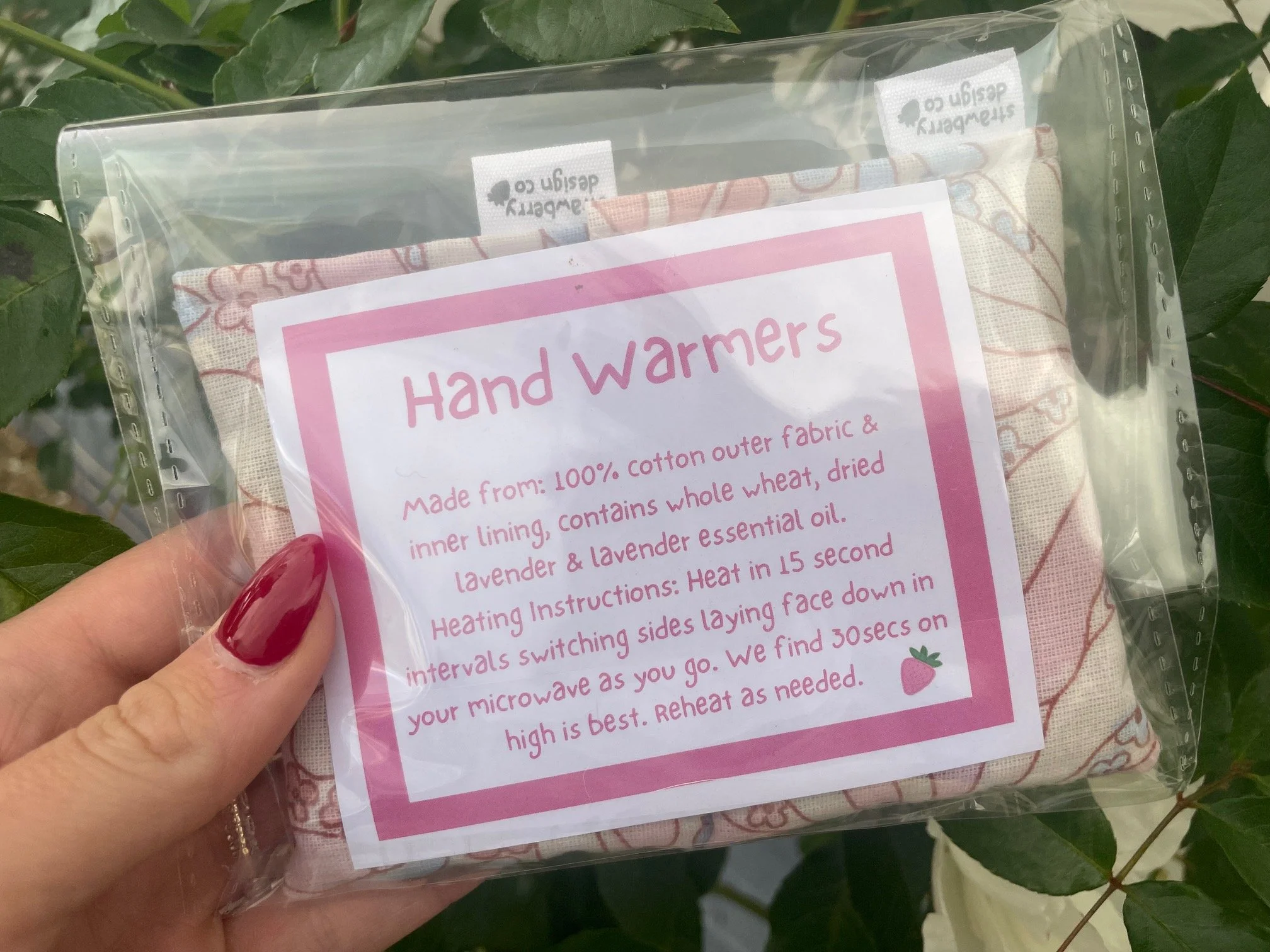 Pastel Retro Florals  Hand Warmers - Back.jpeg