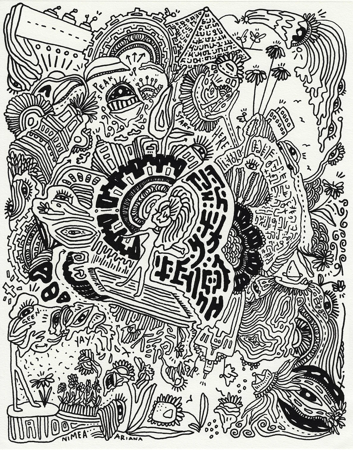 7 - Nimea Ariana June 26 2025 Drawings of Journeys No 7, 2025 - 10in x 8in.jpg