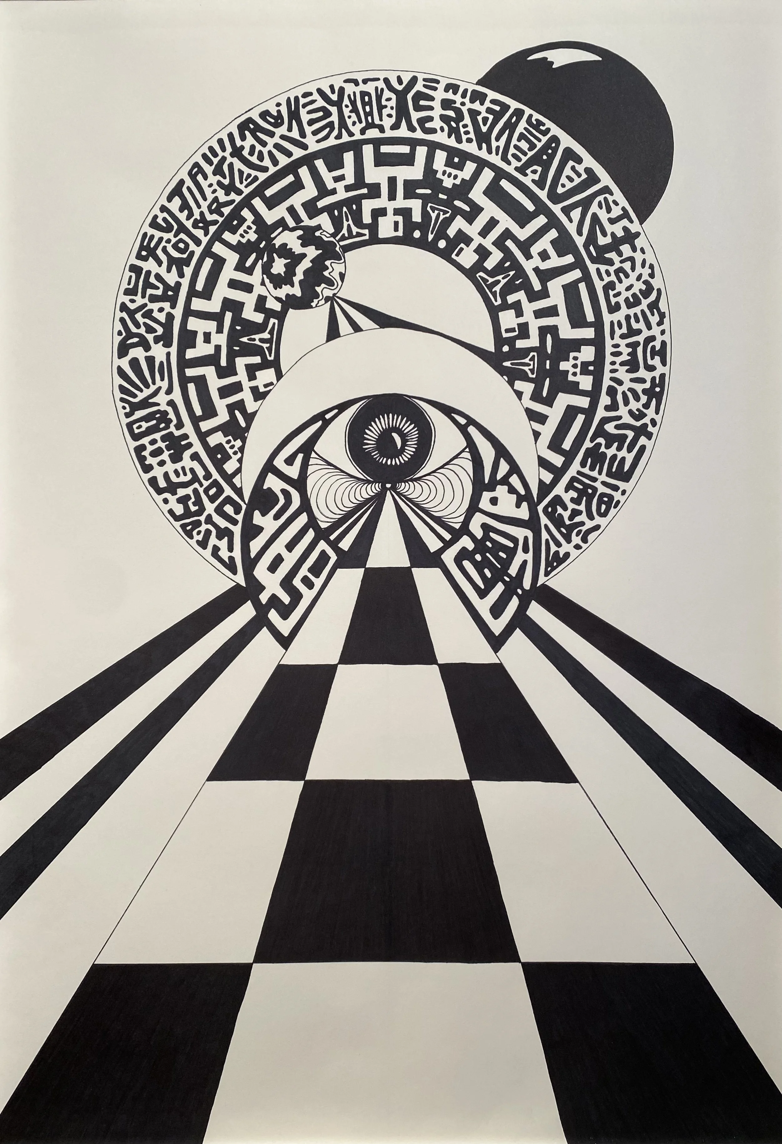 Time Will Tell, 27.5" h x 19.5" w
