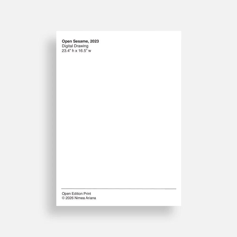 Open Sesame Back x Nimea Ariana 7x5 Print.jpeg
