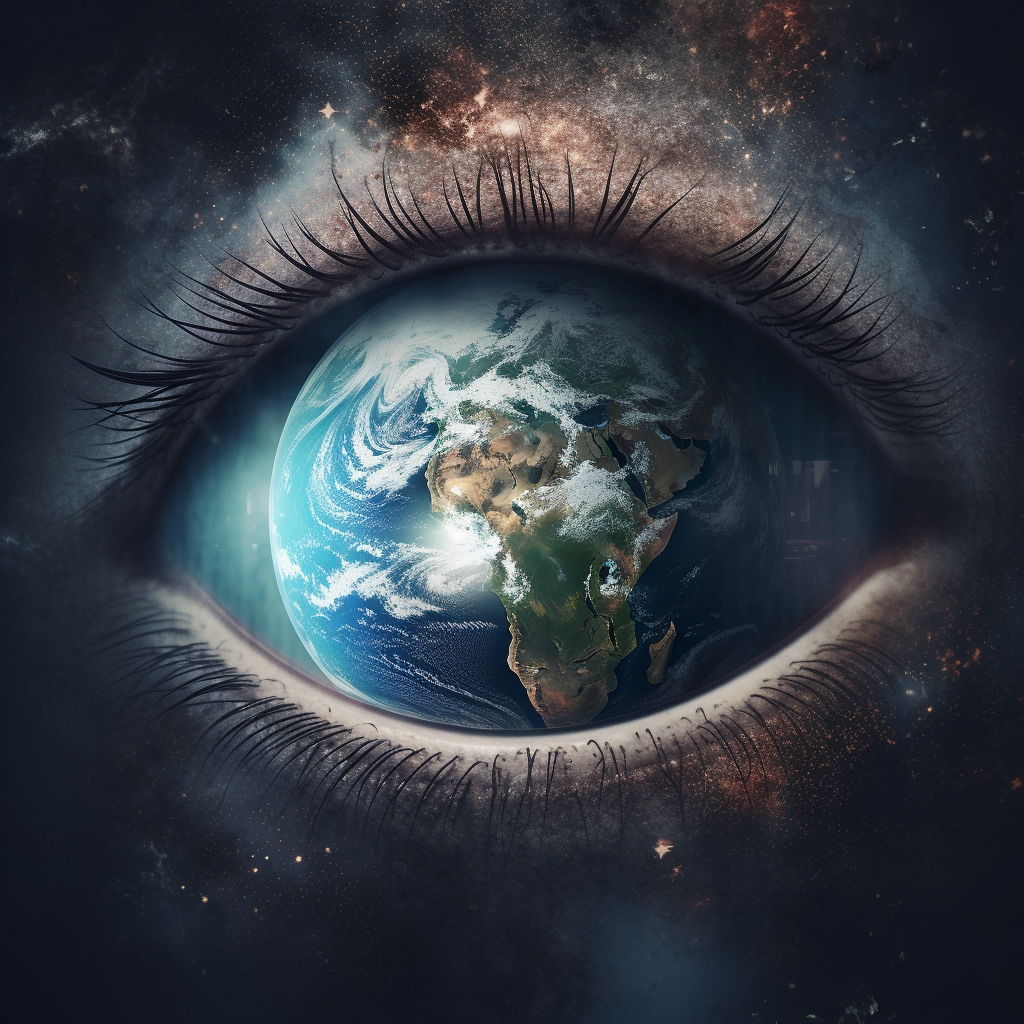 The World inside of an eye