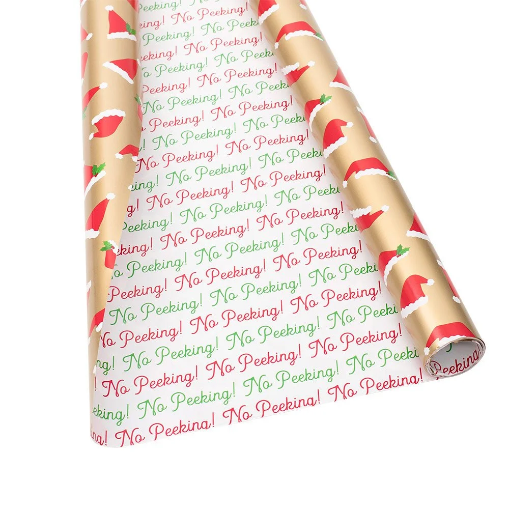 9752RC-Santa-Hat-Toss-Reversible-Gift-Wrapping-Paper-Reverse.jpg
