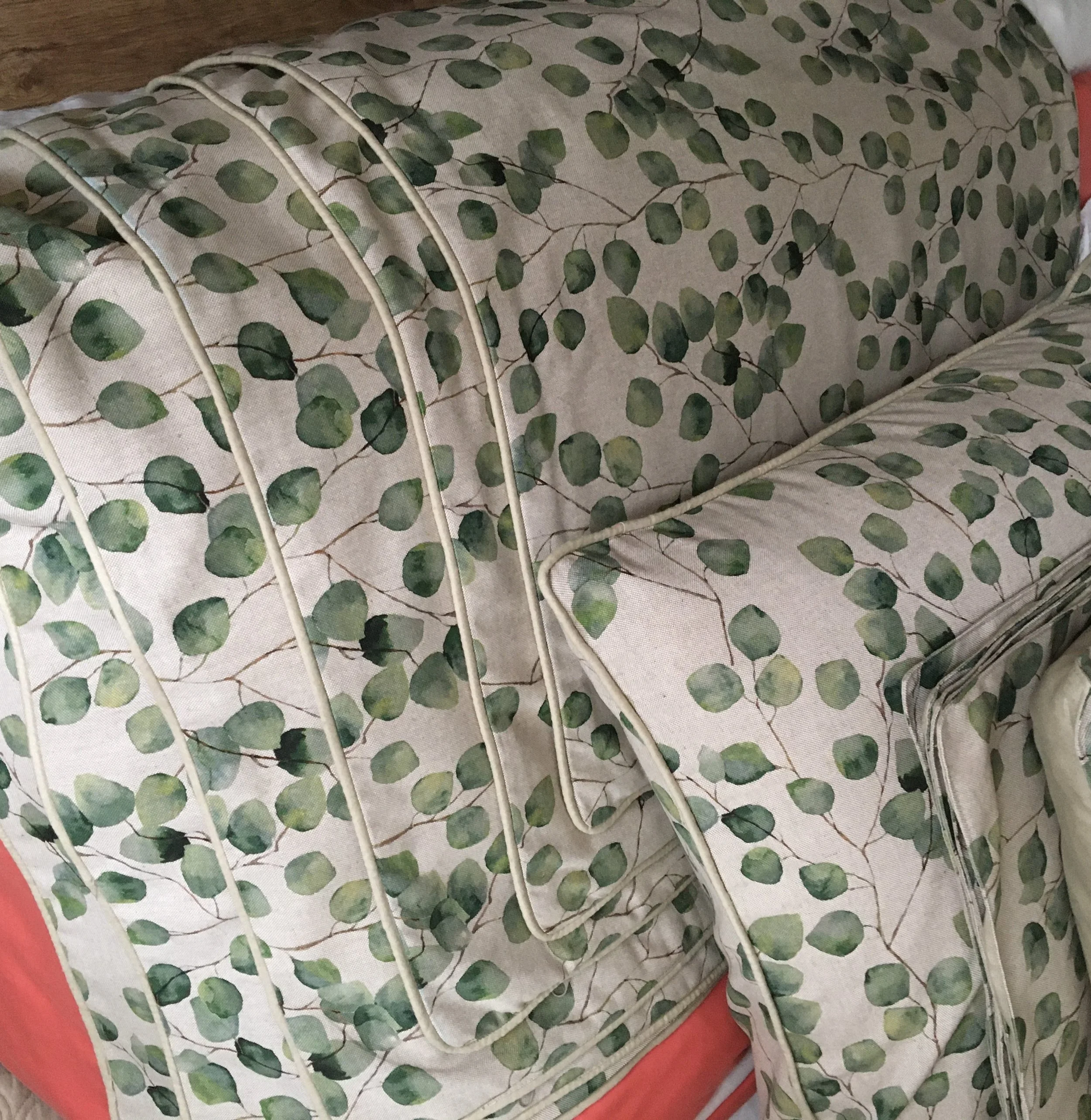 Cushion covers for a client