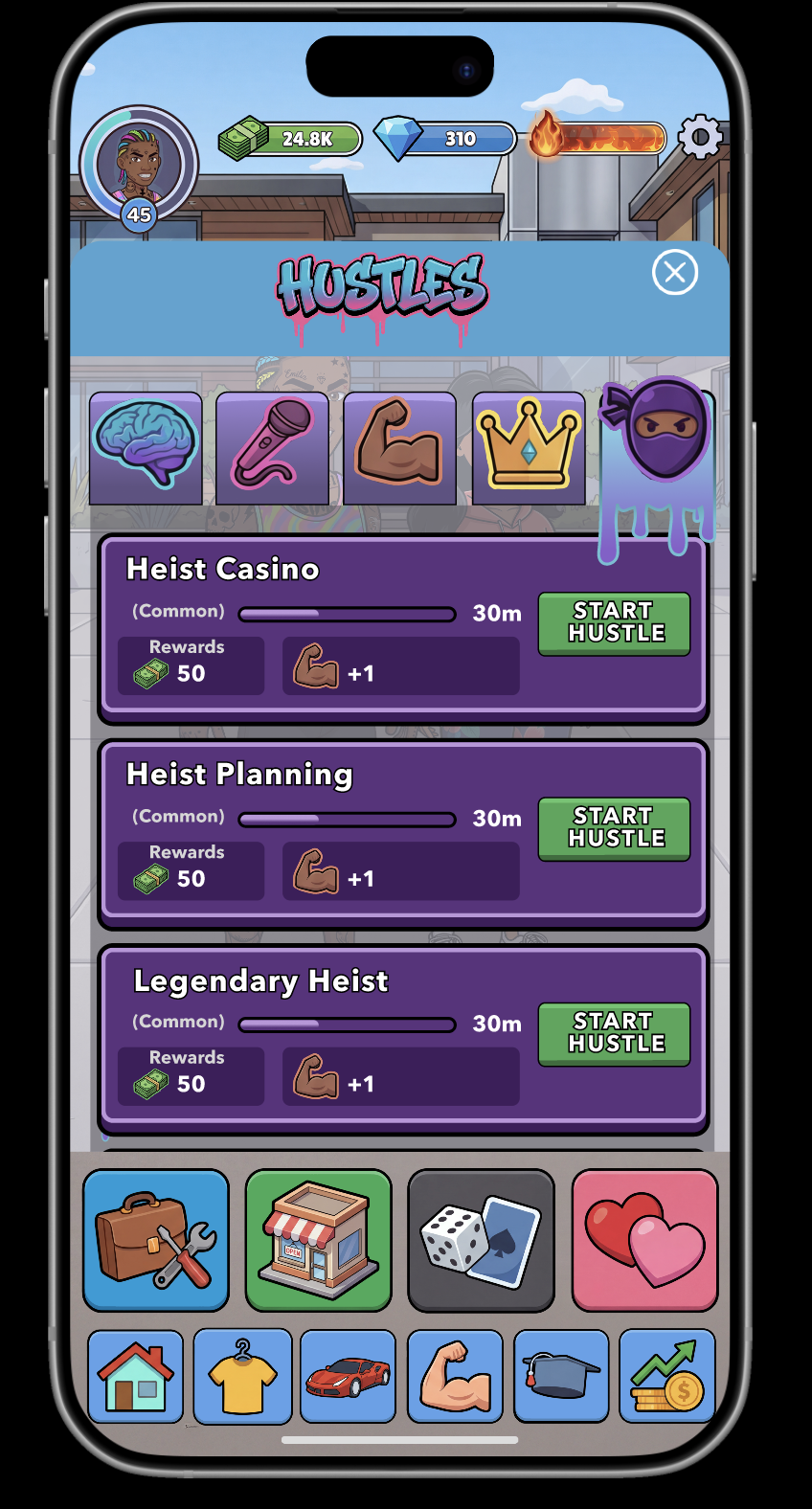 Mobile Game: The Come Up