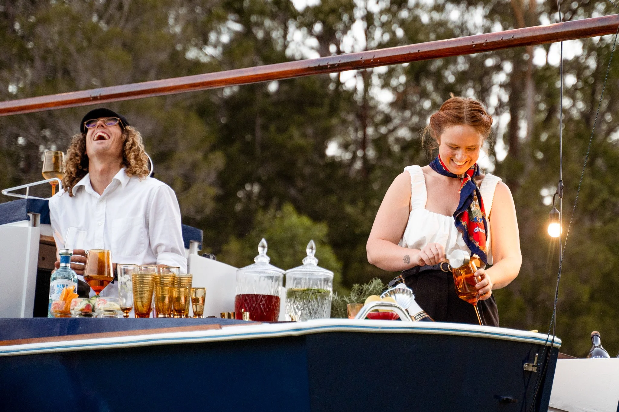 Bartenders in Mobile Boat Bar