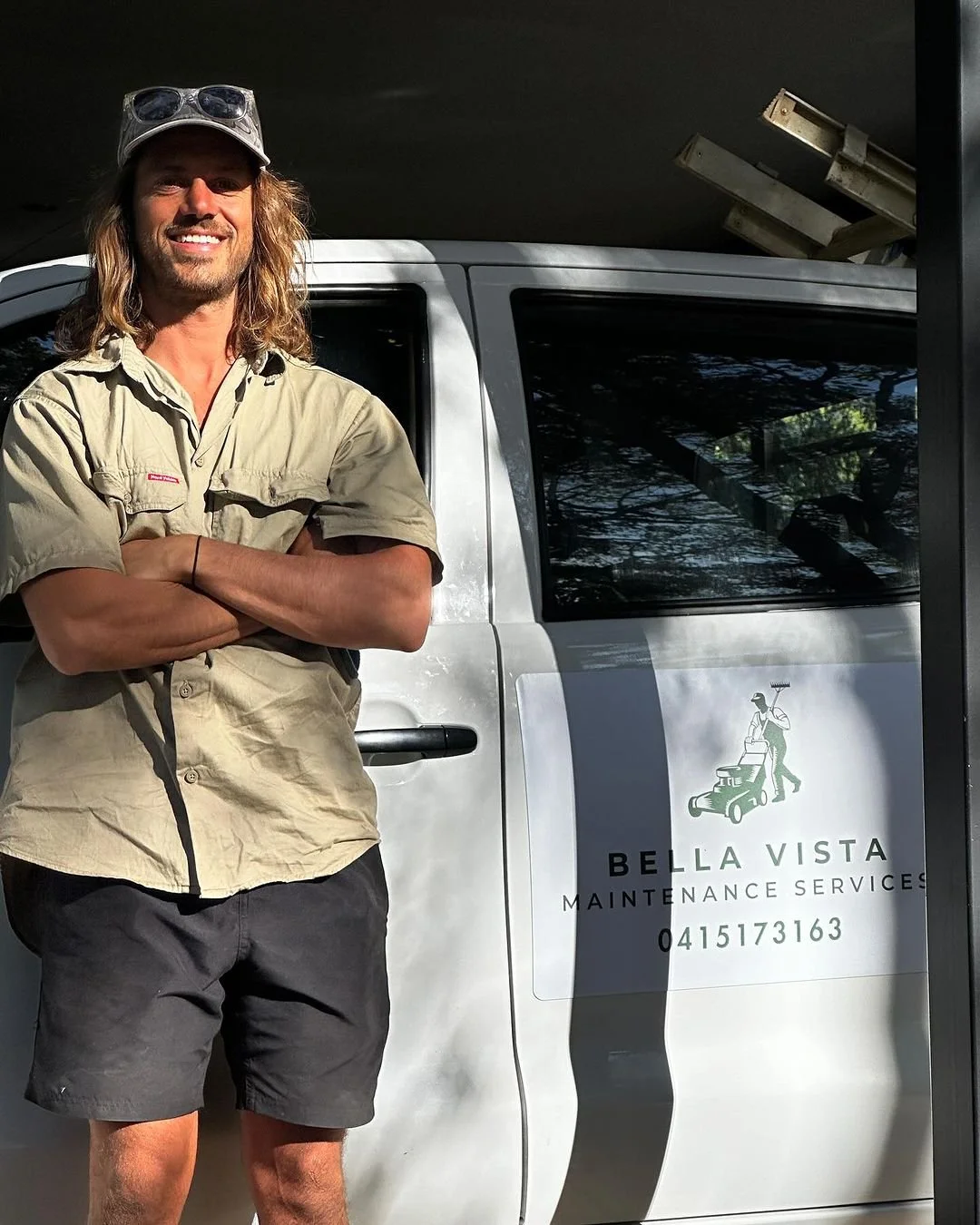 Mateo Loza owner of Bella Vista Maintenace Services