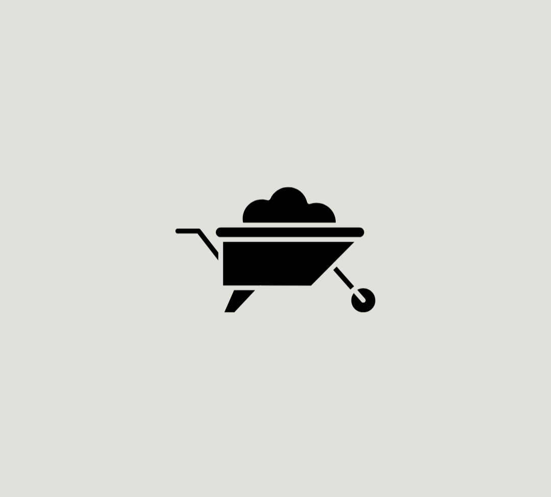 Green waste removal service icon