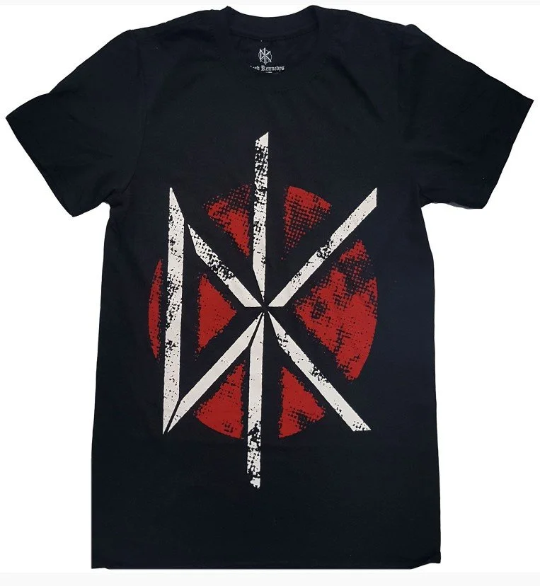 Maglietta Uomo Dead Kennedys - Logo Classico Invecchiato, Jersey Ufficiale, Vintage