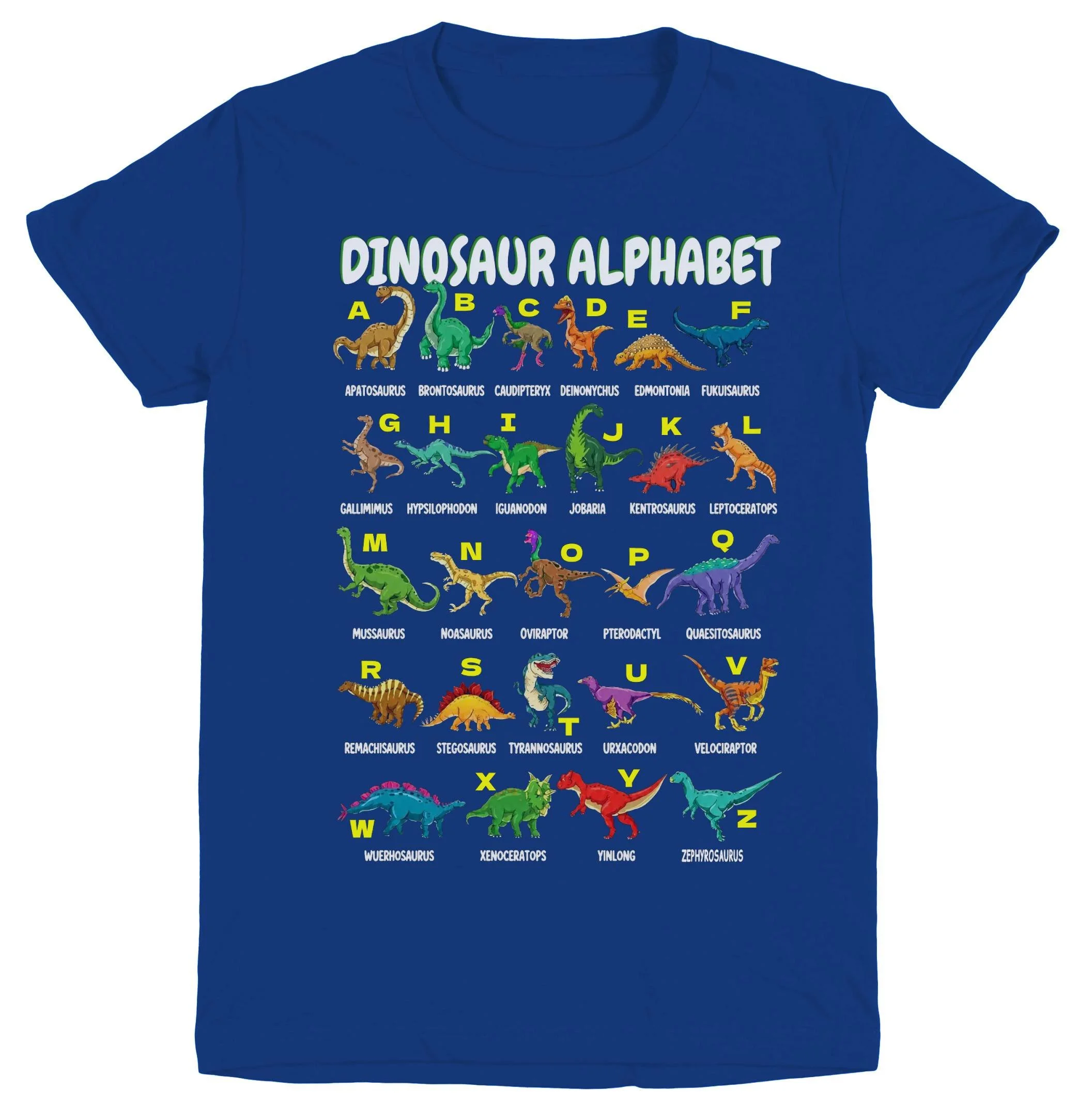 DINOSAUR ALPHABET Kids T-Shirt