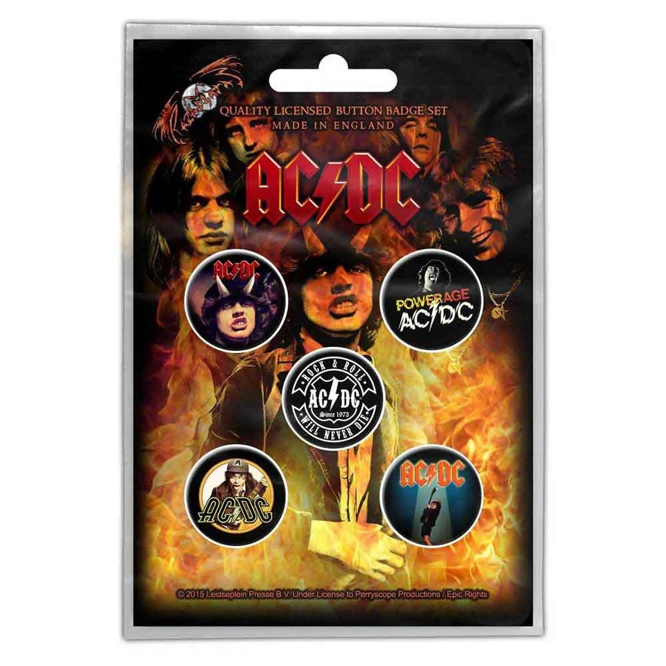 AC/DC Highway To Hell  - Button Badge Pack