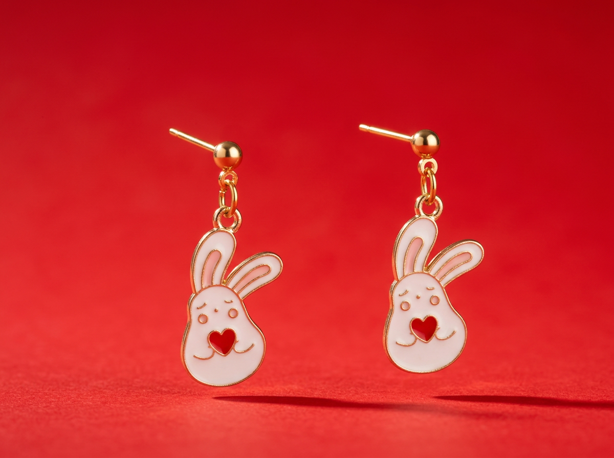 Beaded Easter Earrings