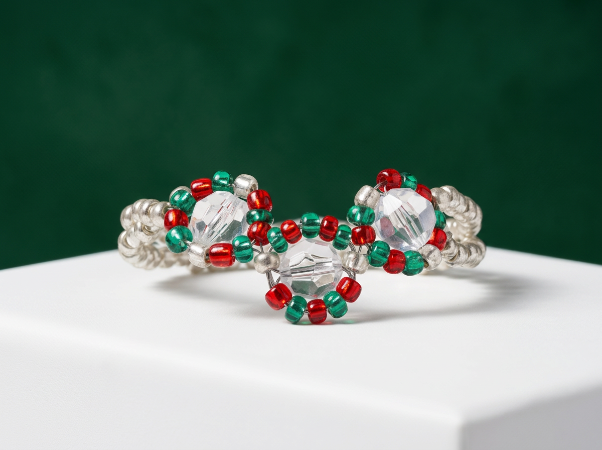 Beaded Holiday Bracelet