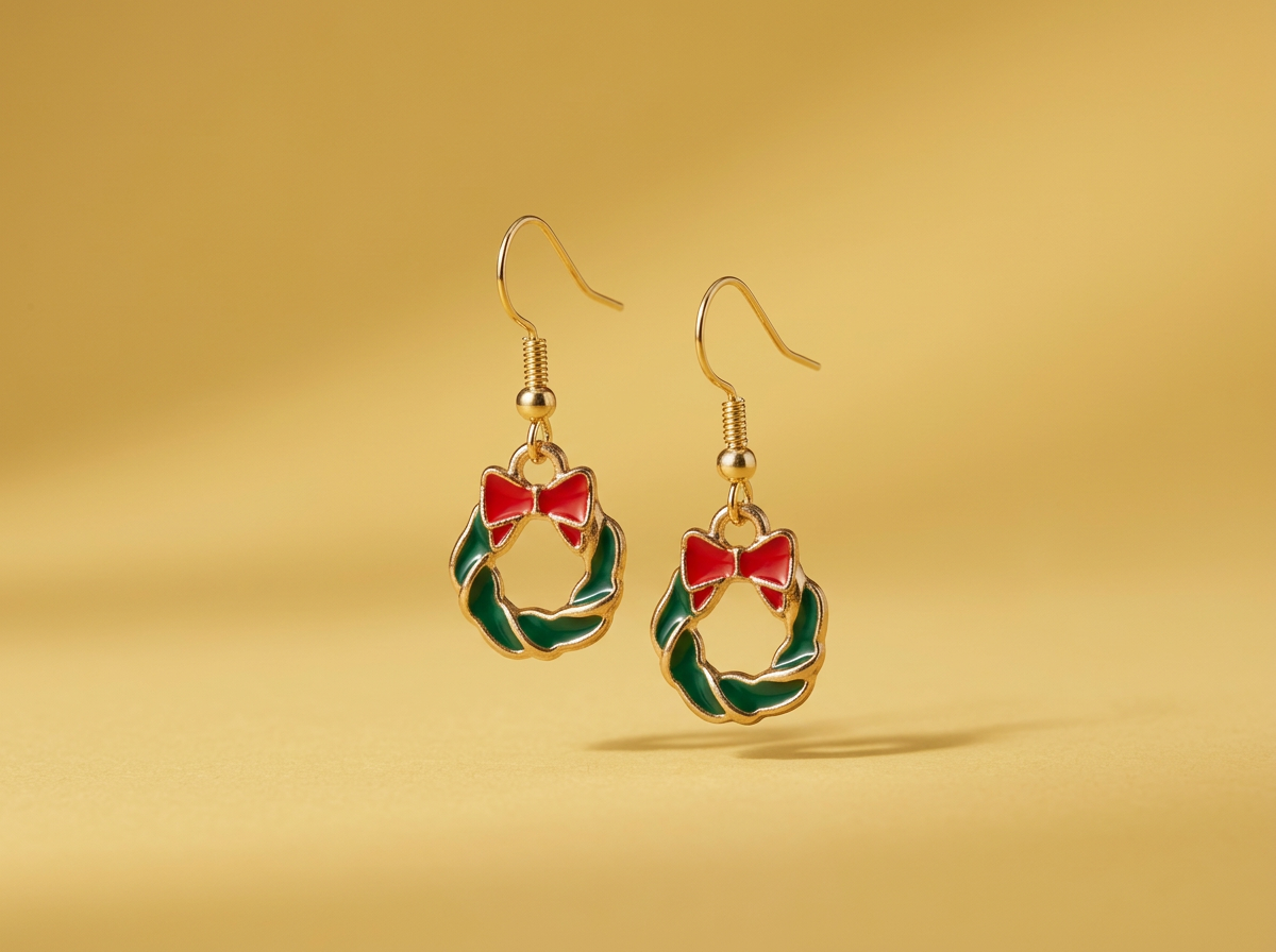 Christmas Beaded Earrings