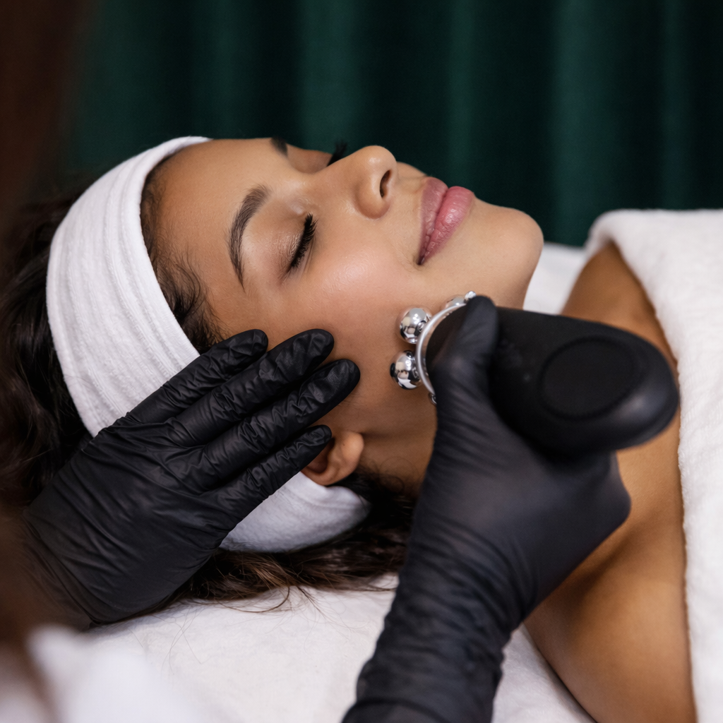 Step 4: Facial Massage & Tightening Roller