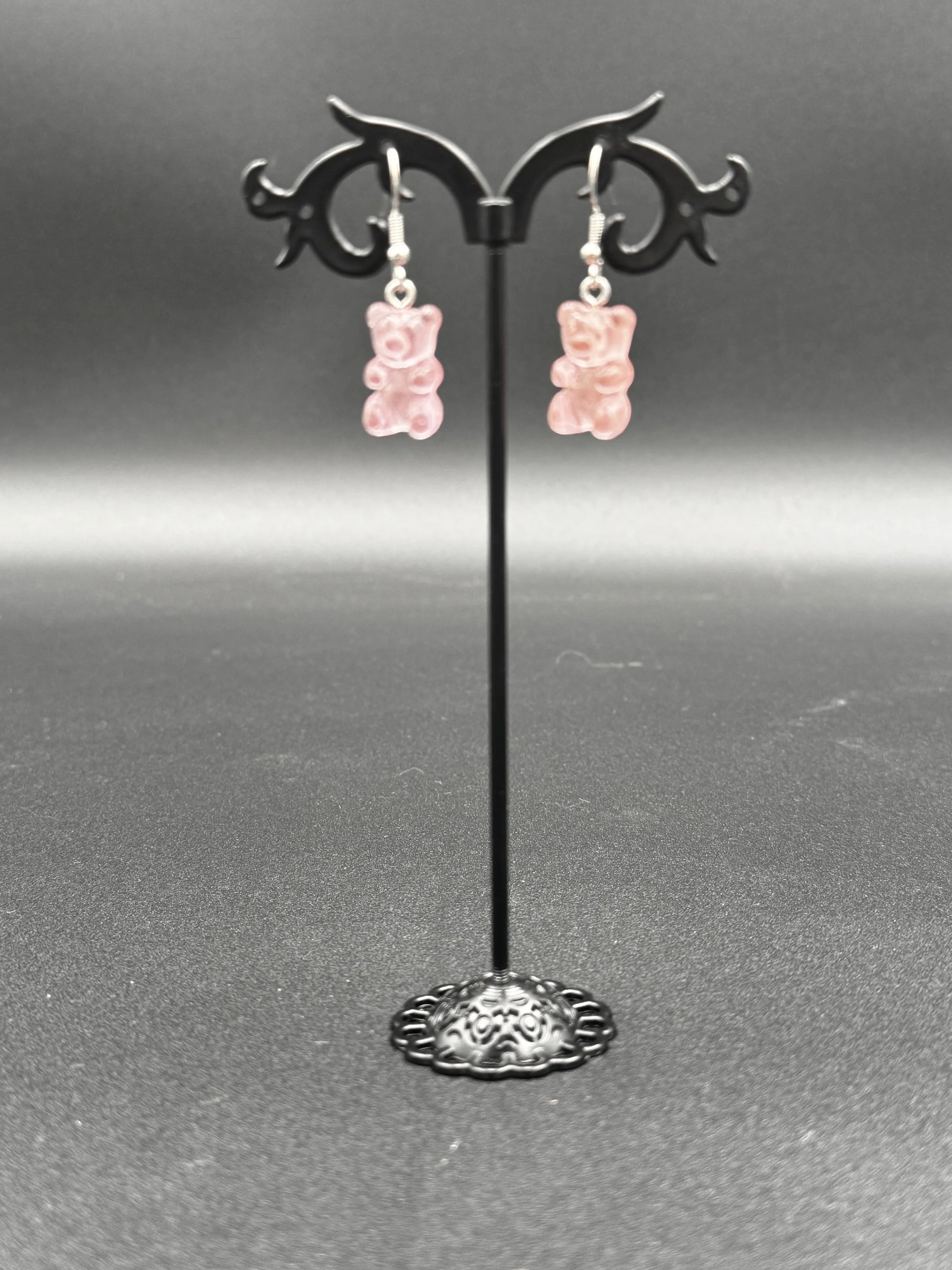 Light Pink Gummy bear earrings