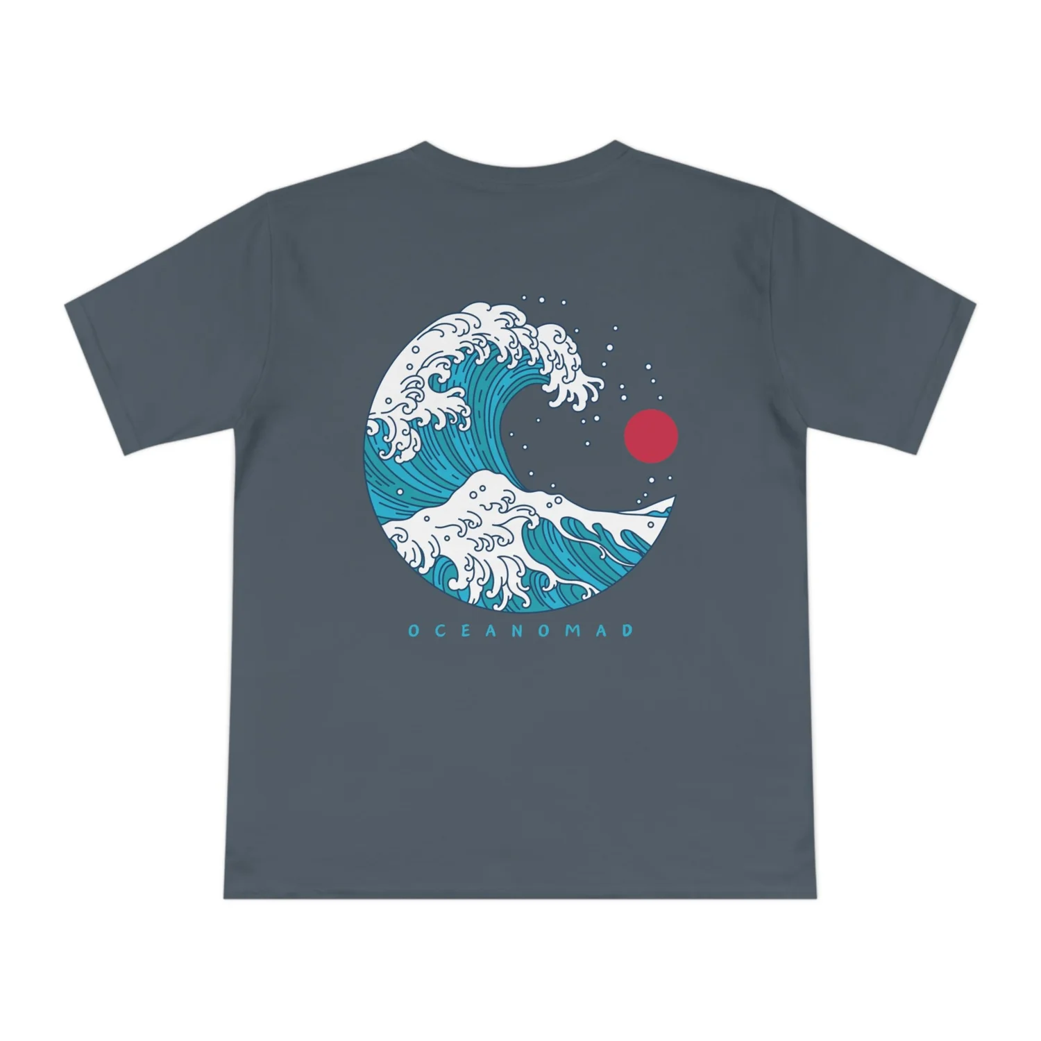 Organic Cotton Unisex T-shirt Zen Wave — Oceanomad