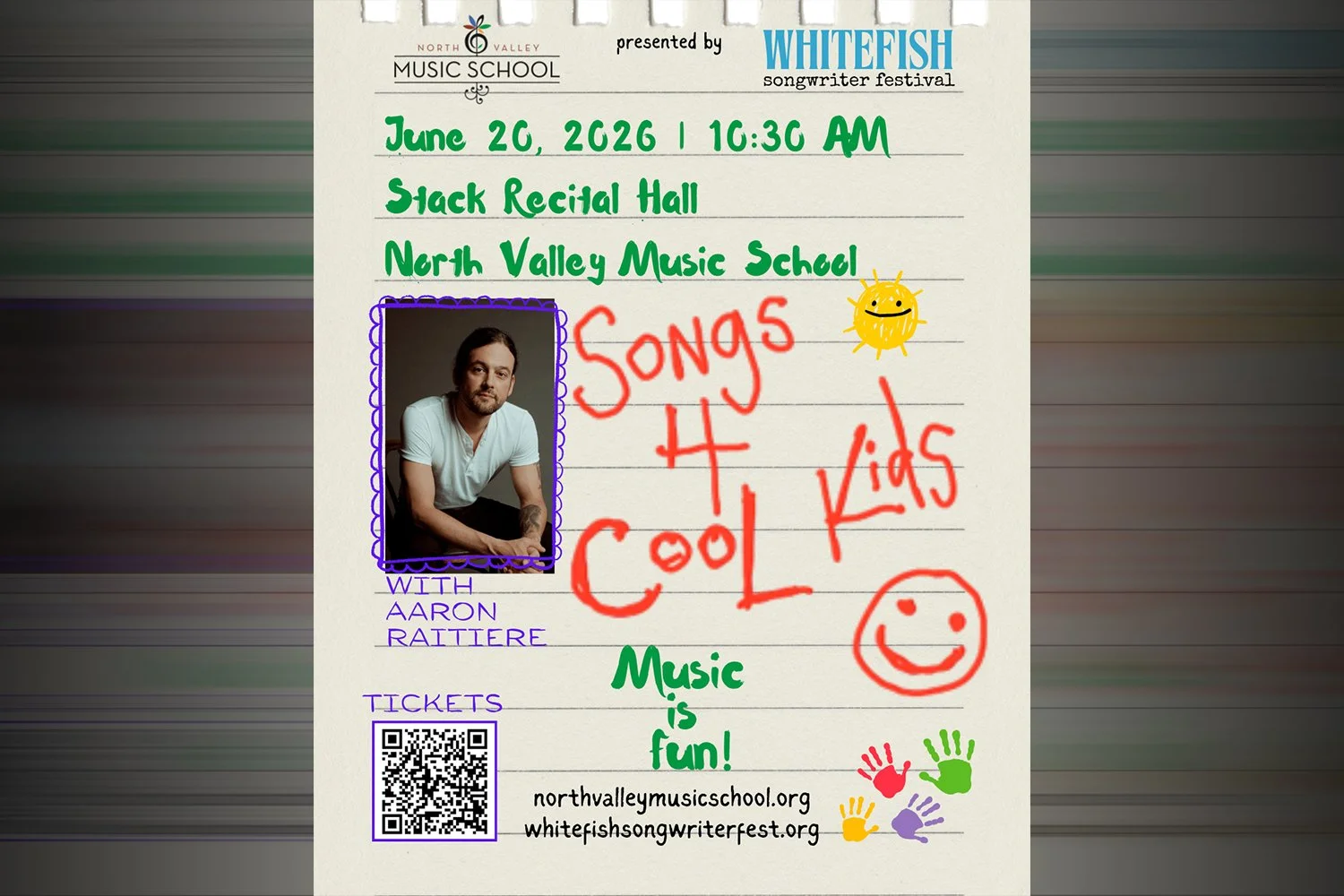 Songs for Cool Kids with Grammy Winner Aaron Raitiere