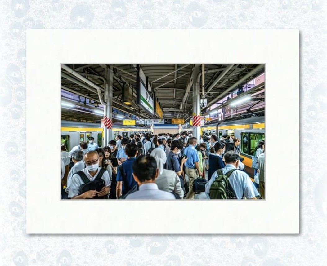 Japan Print No. 01 - 12" x 18" matted example