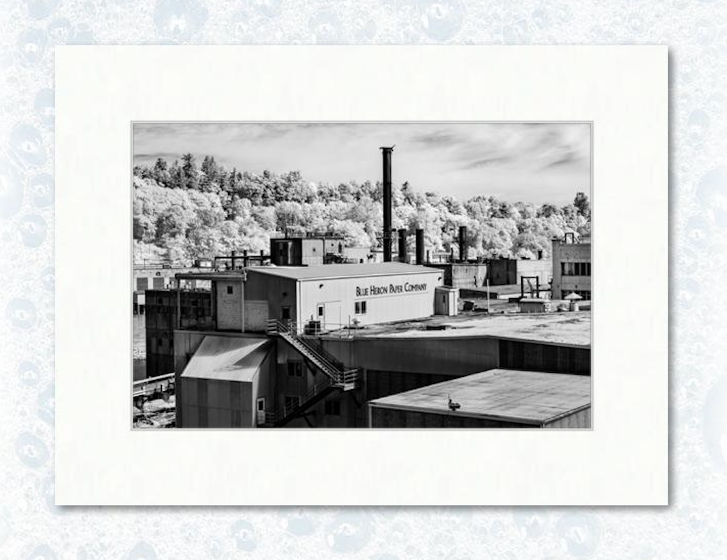 OC Mill Print No. 93 - 12" x 18" matted example