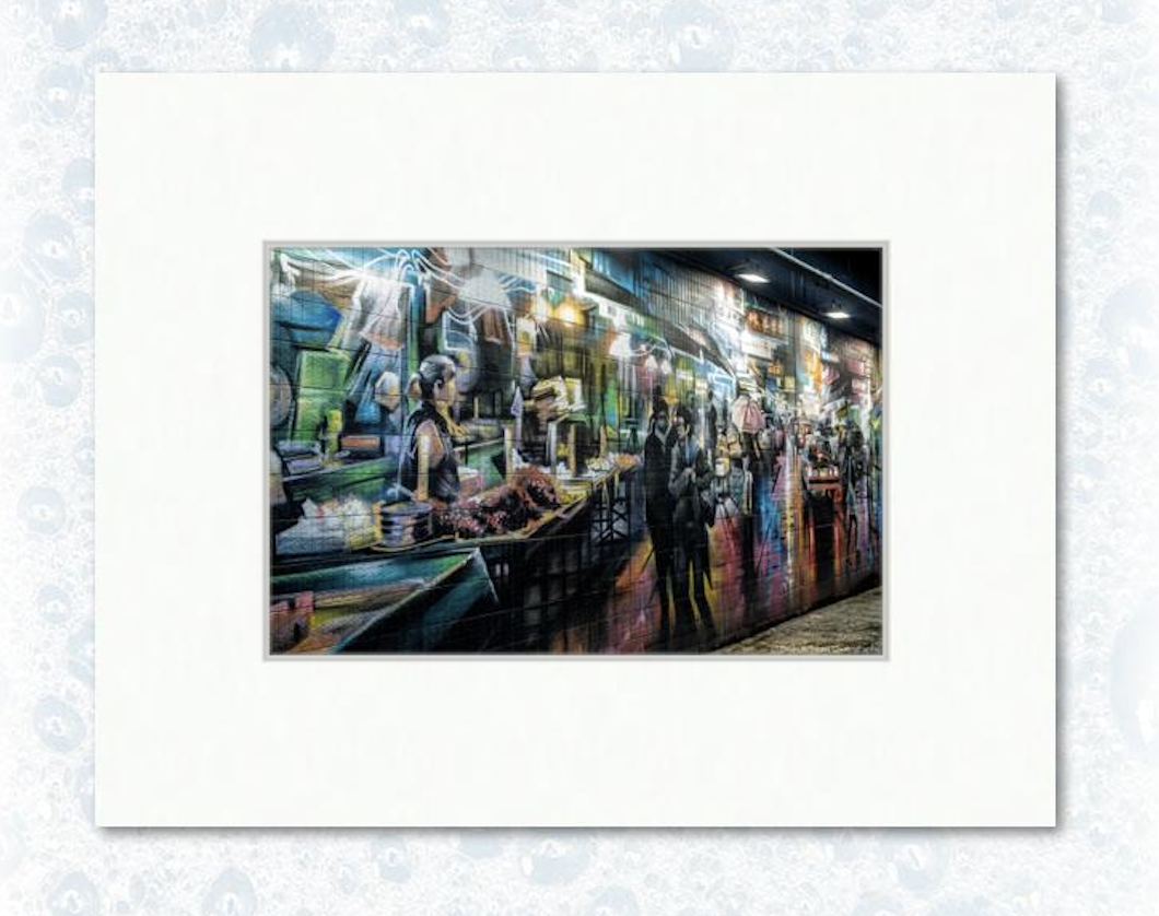 6" x 9" on 11" x 14" example matting