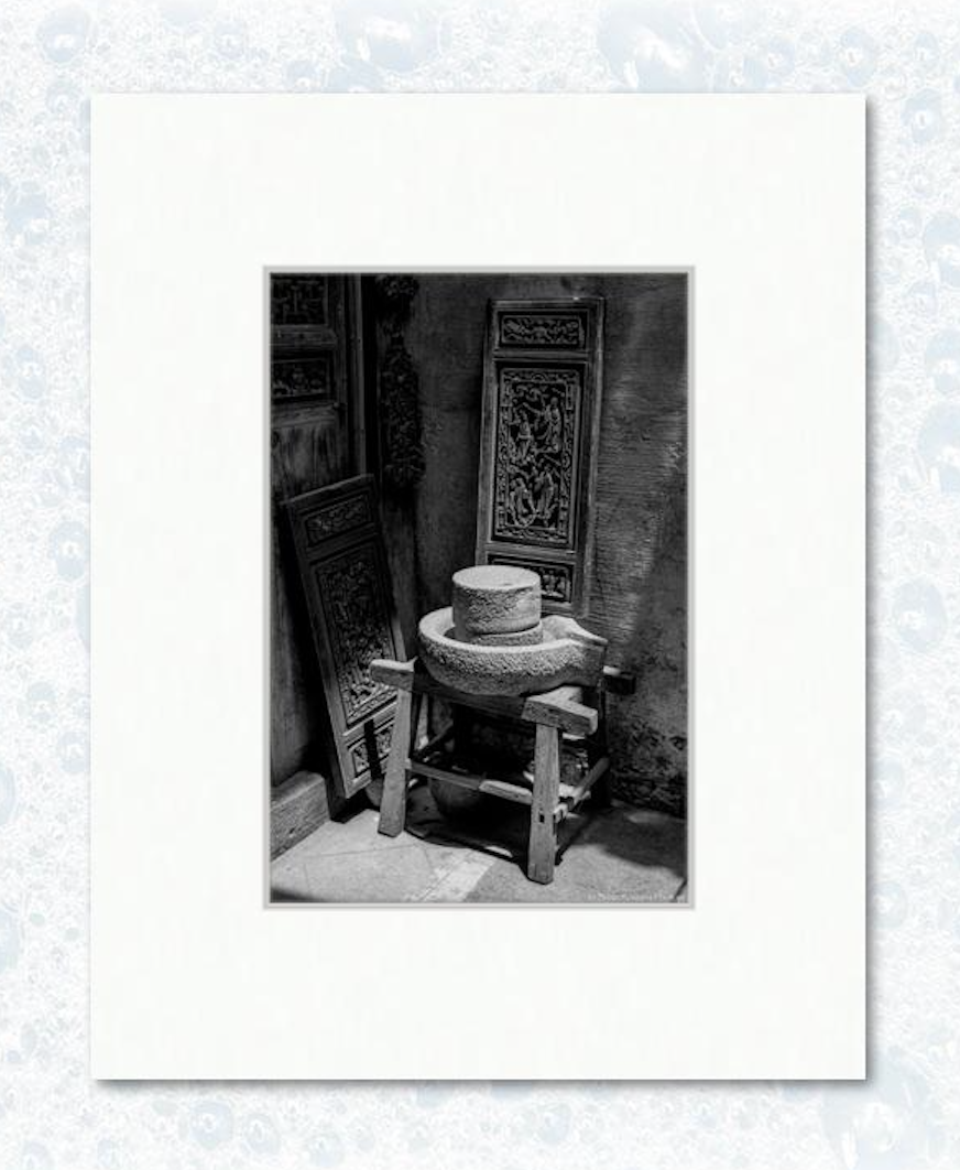 6" x 9" photograph on 11" x 14" matting