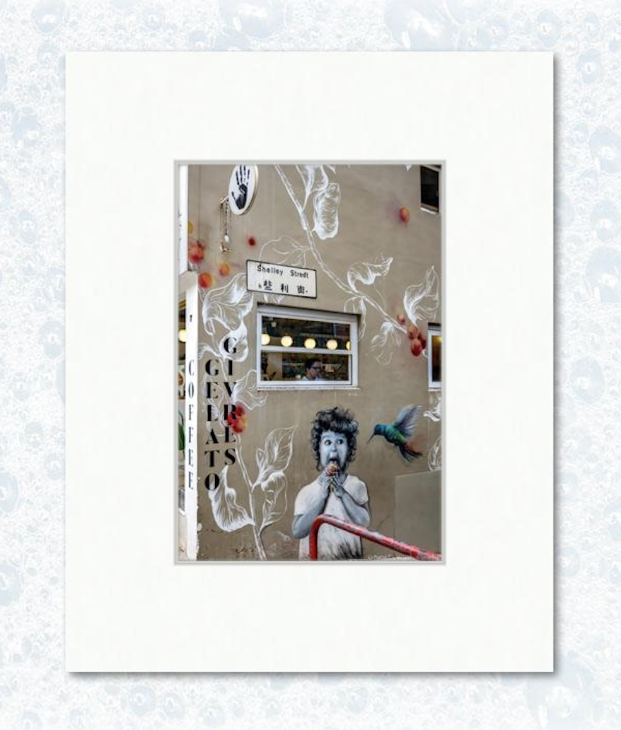 6" x 9" on 11" x 14" example matting