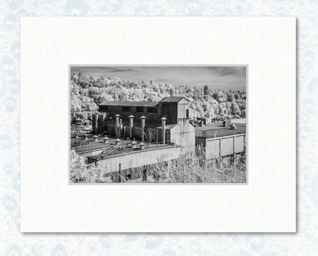 Cambodia Print No. 49 - 6" x 9" matted example