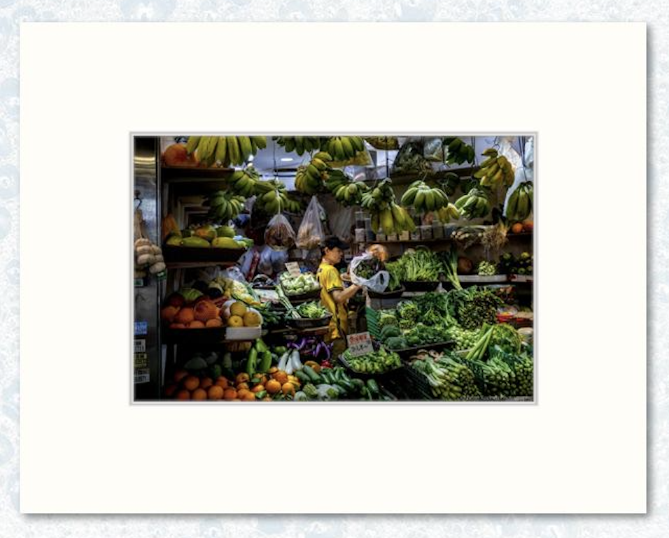 6" x 9" on 11" x 14" example matting