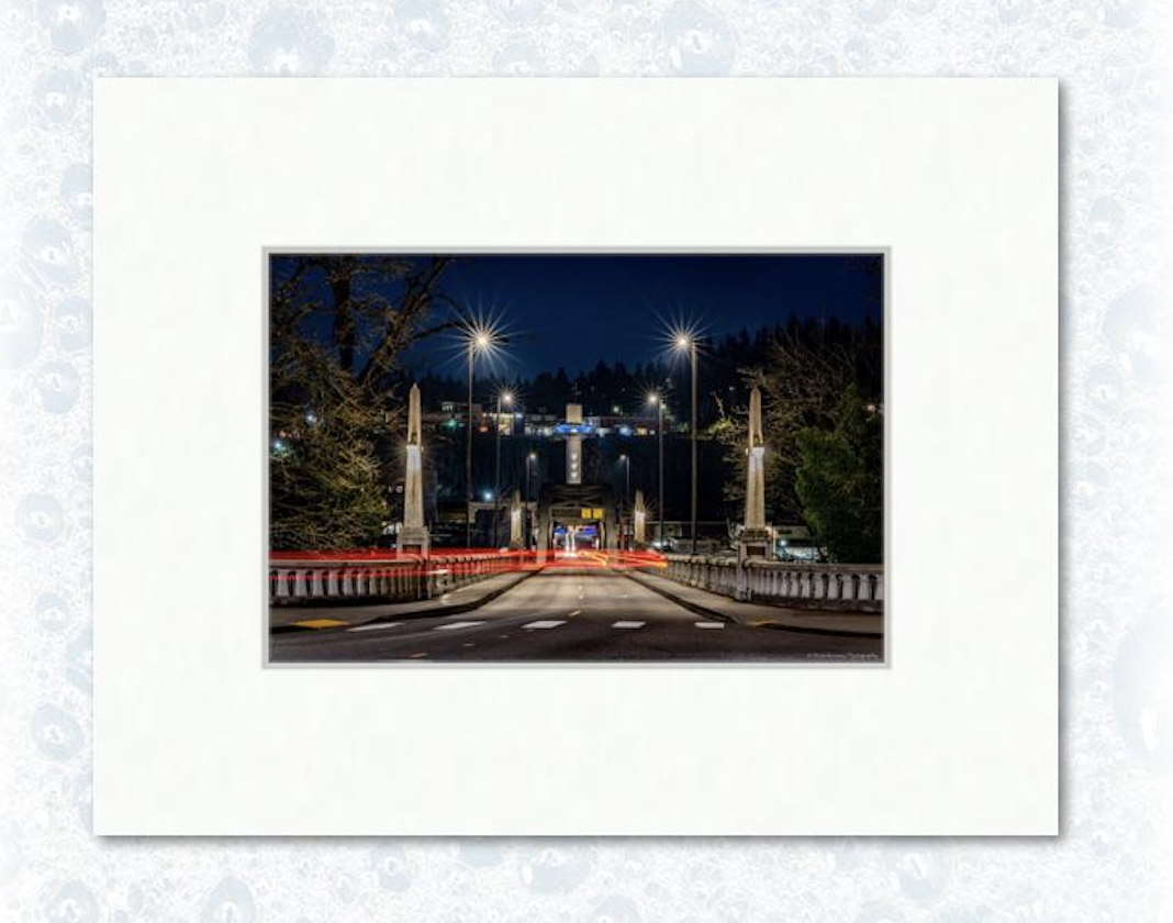 6" x 9" on 11" x 14" example matting