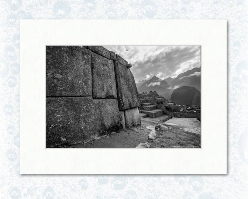 12” x 18” on 18” x 24” example matting