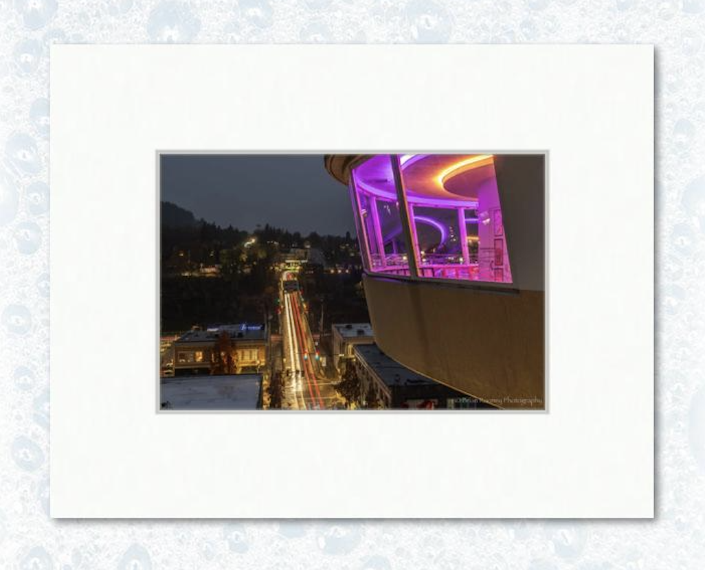 6" x 9" on 11" x 14" example matting