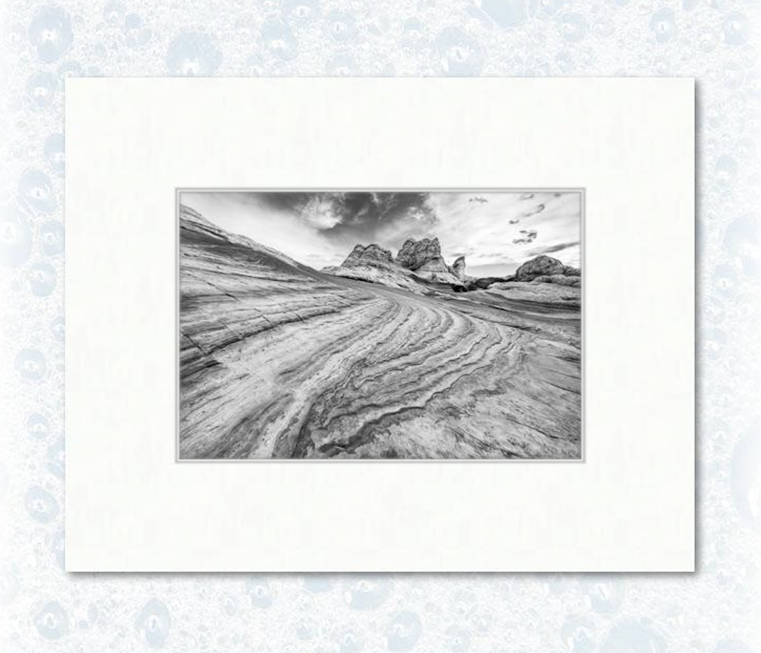 6" x 9" photograph on 11" x 14" matting