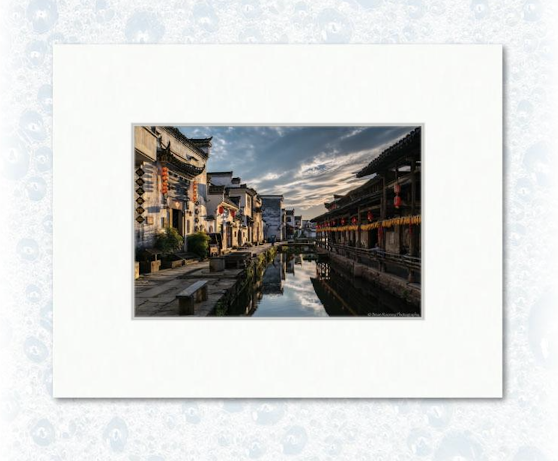 6" x 9" on 11" x 14" example matting