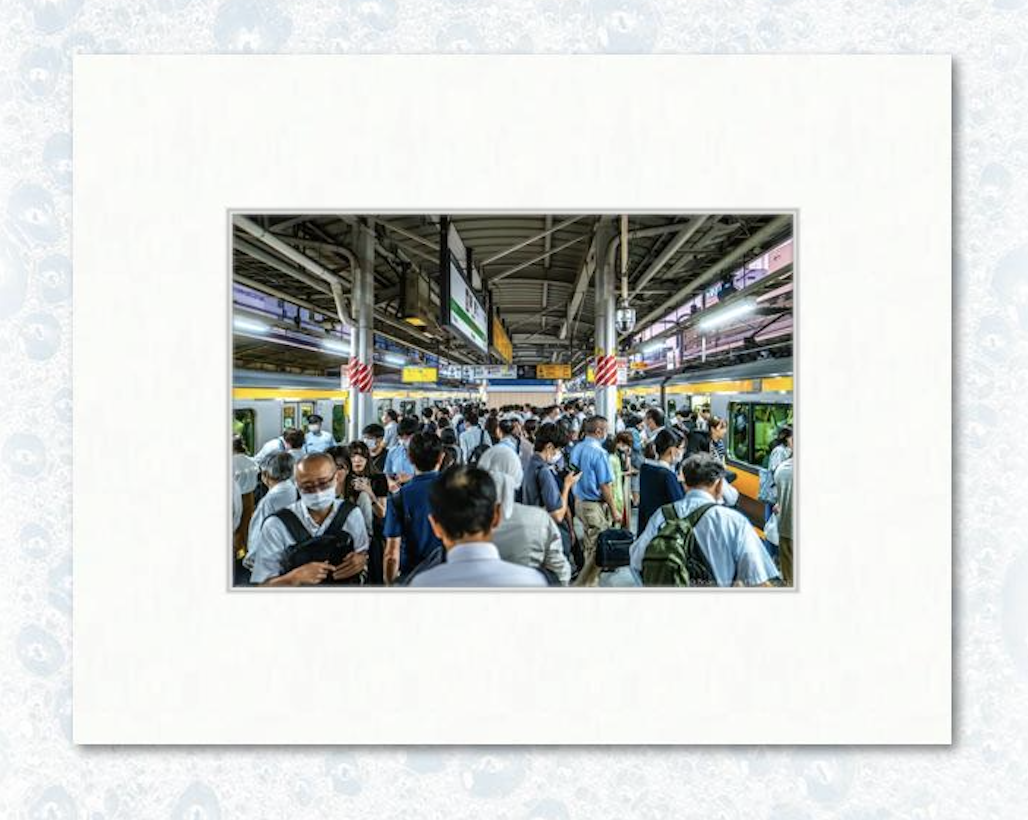 Japan Print No. 01 - 6" x 9" matted example