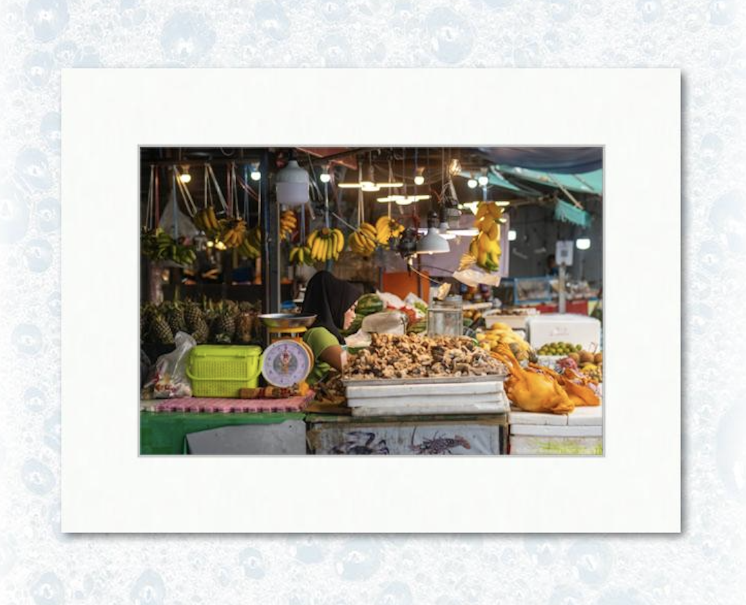 12" x 18" photograph on 18" x 24" matting