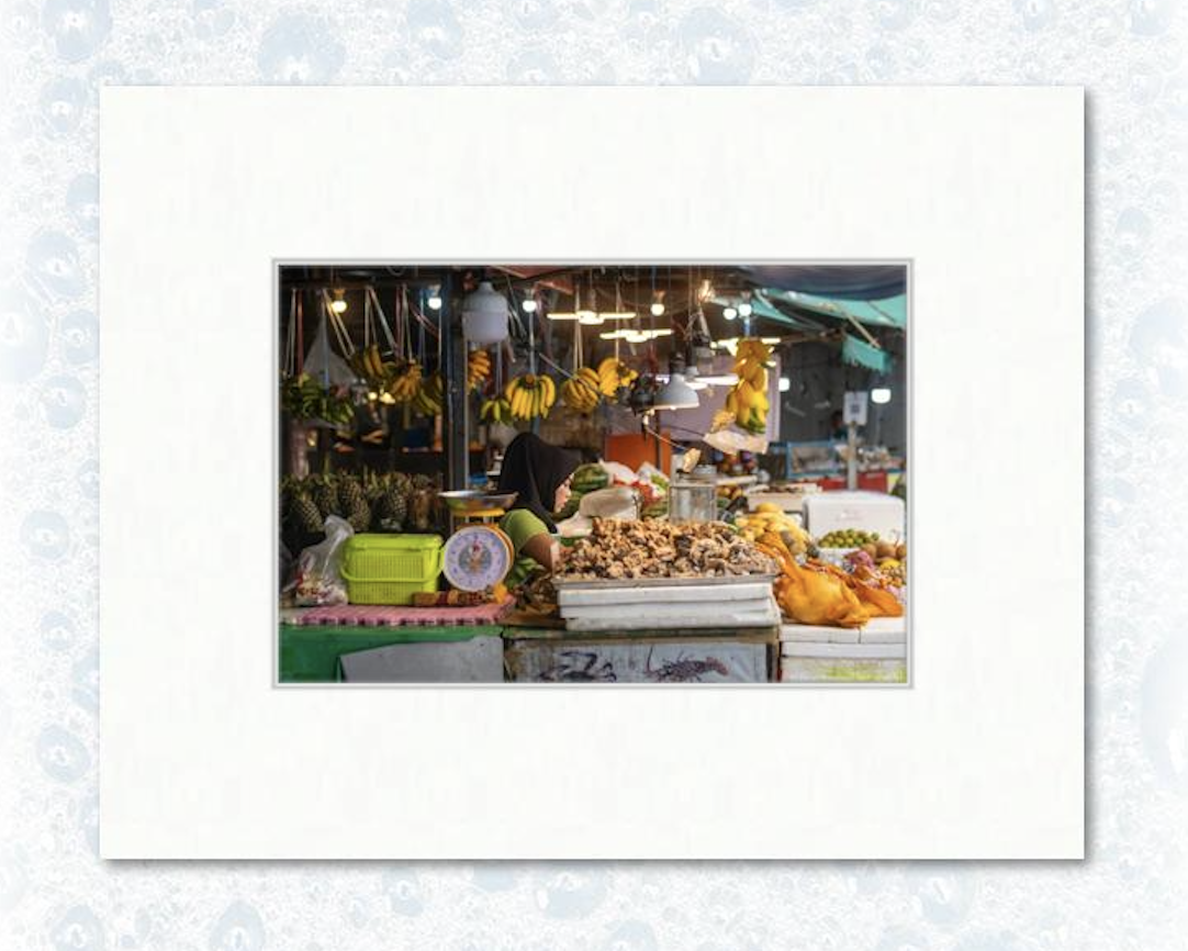 6" x 9" photograph on 11" x 14" matting