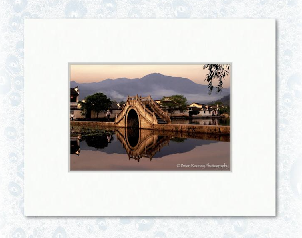 6" x 9" on 11" x 14" example matting