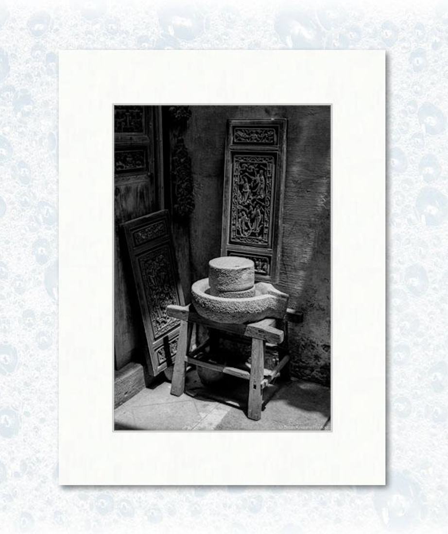 12" x 18" photograph on 18" x 24" matting