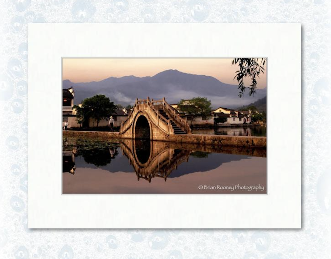 12” x 18” on 18” x 24” example matting