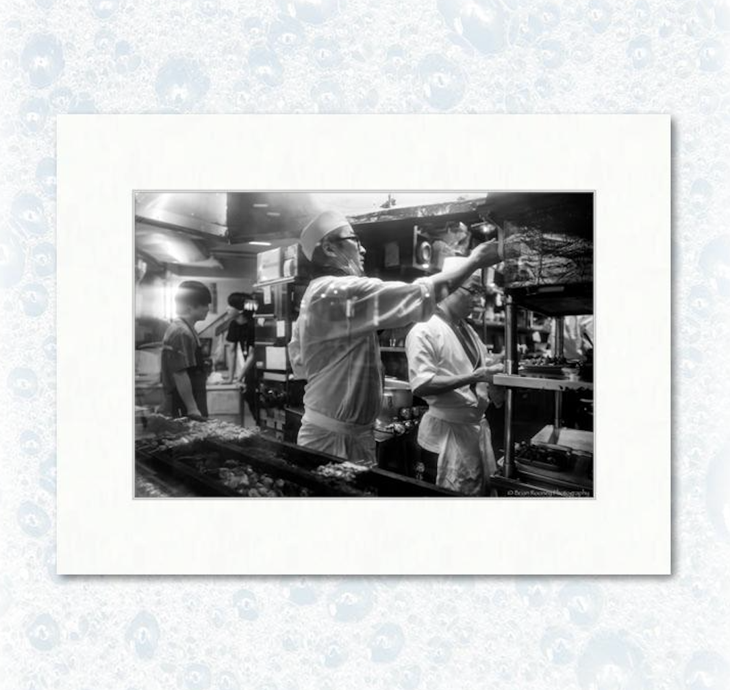 12" x 18" photograph on 18" x 24" matting