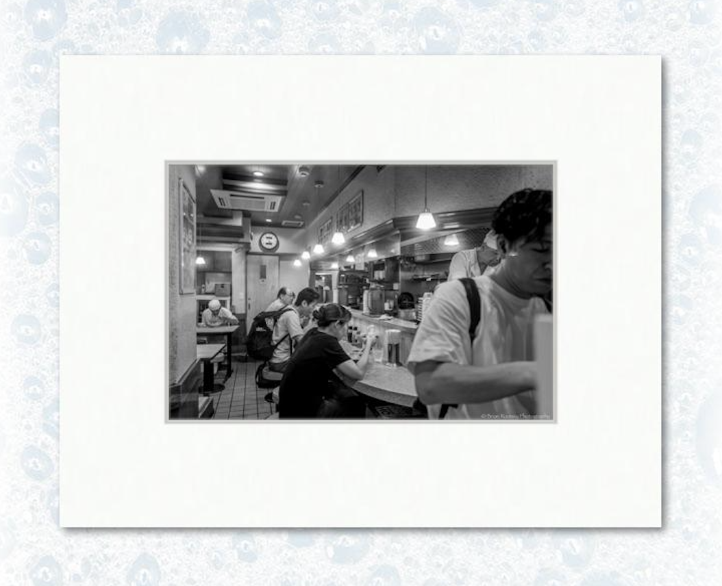 Japan Print No. 71 - 6" x 9" matted example